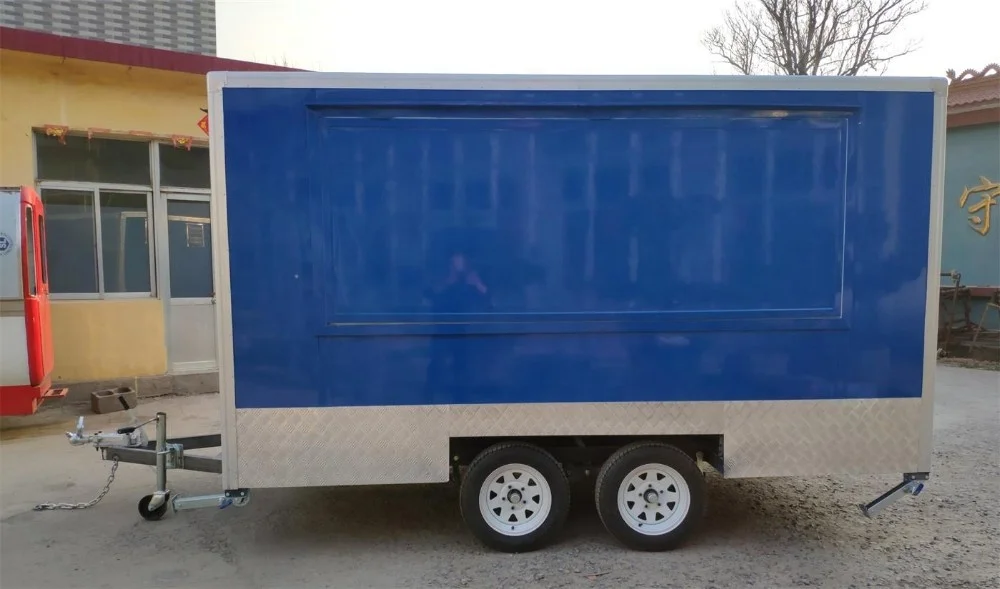 شاحنات طعام الشوارع، شاحنات الآيس كريم، المطابخ المتنقلة السريعة، شاحنات الطعام ومقطورات الطعام مع مجموعة متنوعة من خيارات القائمة