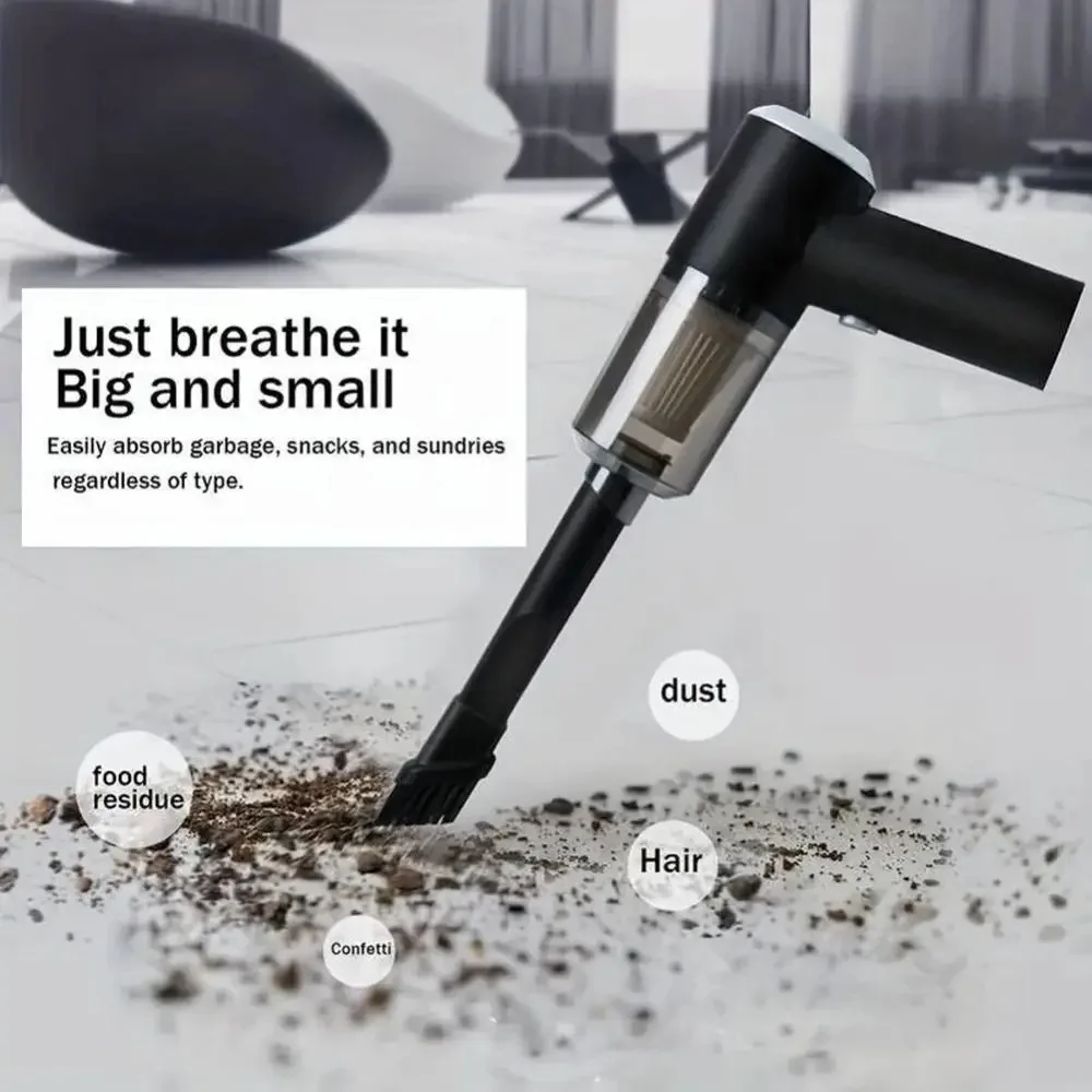 Portable Wireless Car Vacuum Cleaner Wireless Vacuum Cleaner Dual Use for Home and Car 120W High Power Powerful Vacuum Cleaner