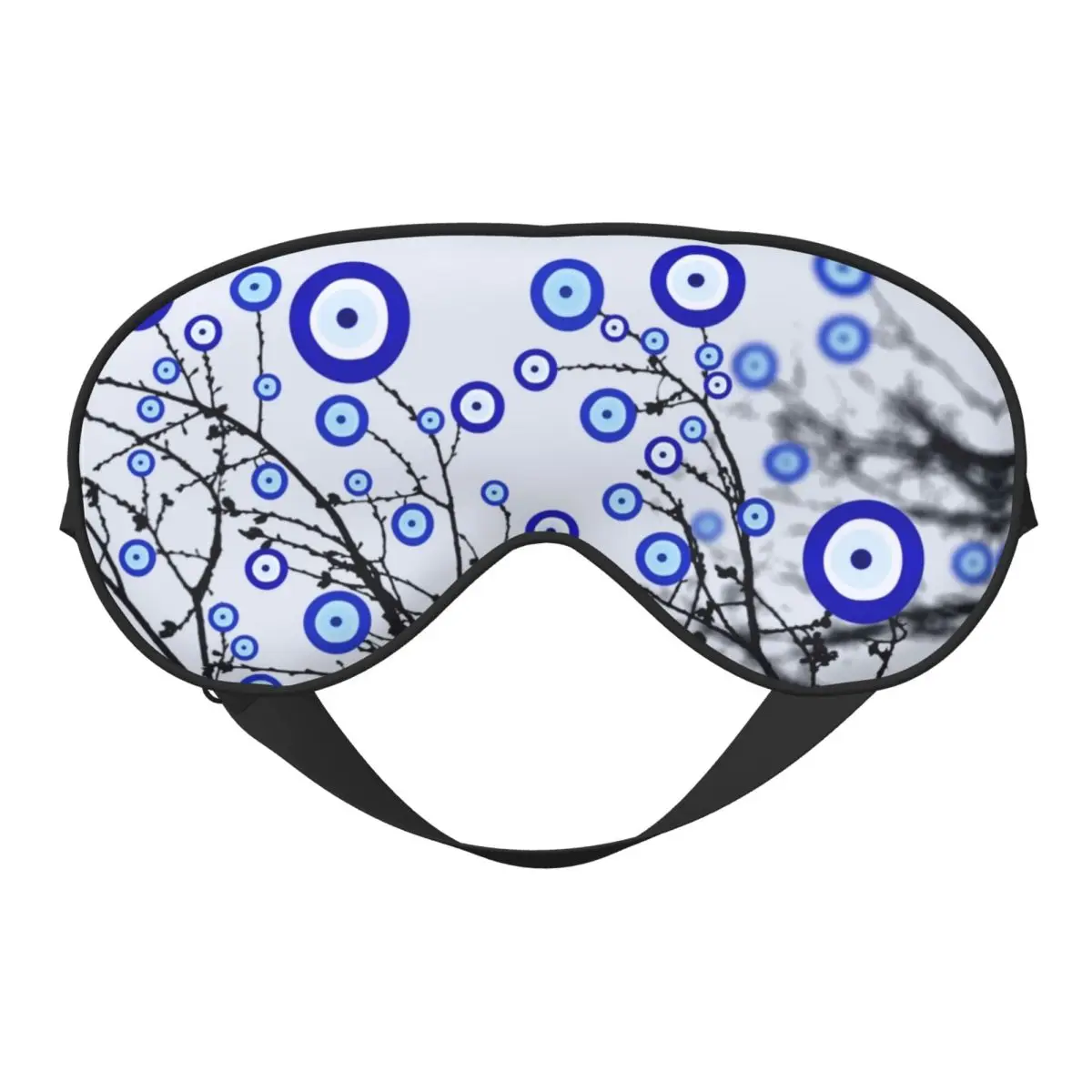 

Turkish Evil Eye Tree Sleeping Eye Masks Mediterranean Amulet Two Side Nap Health Eye Cover For Office Women Creative Eye Patch