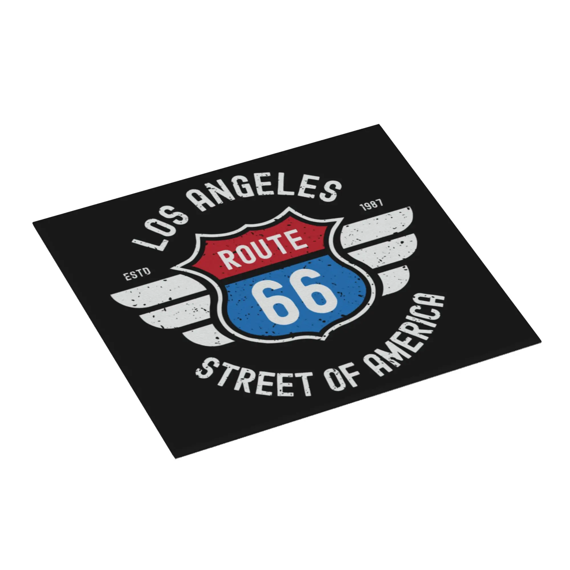 Drying Mat For Kitchen Route 66 Road Trip Vintage Adventure Barware Tableware Oil Proof Washable Kitchen Sink Drying Pad
