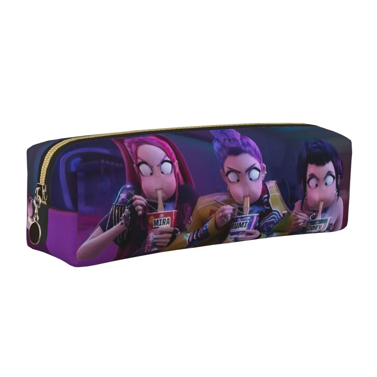 

Kpop Demon Hunters Huntrix Movie Pencil Cases Lovely Pen Box Bag Student Large Storage Office Gifts Pencil Pouch
