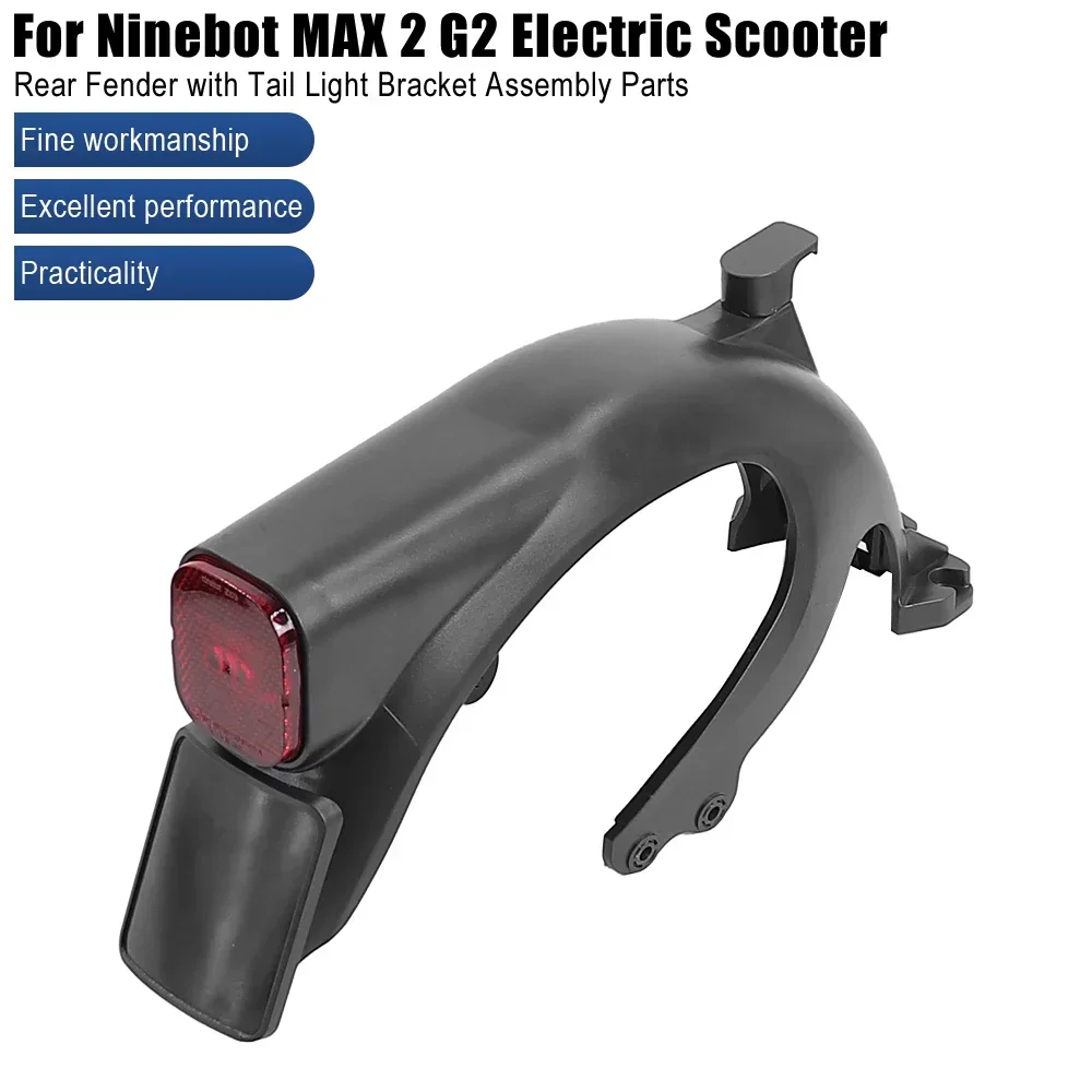 

Rear Mudguard and Hook for Segway Ninebot Max G2 Electric Scooter Waterproof Taillight Wire Pressing Plate Replace Accessories