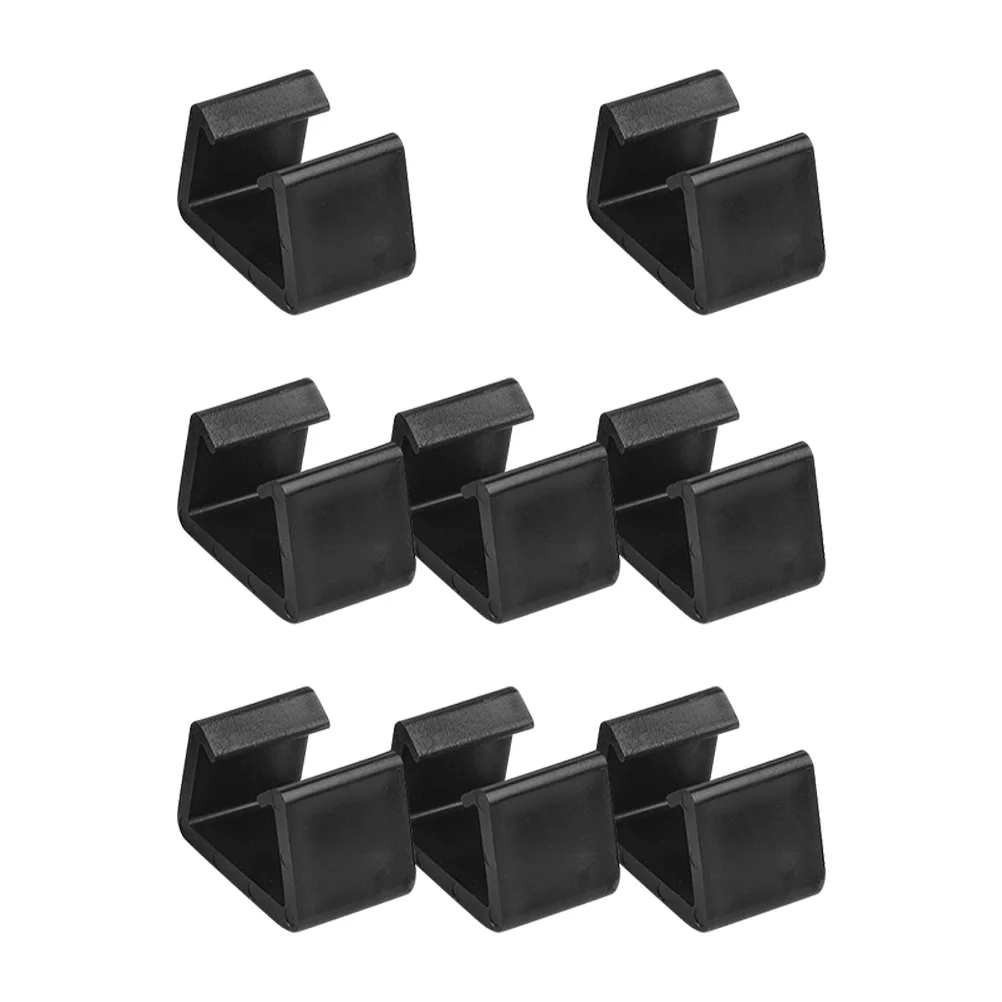 8 Pcs Rattan Furniture Clips Wicker Plastic Clamps Outdoor Alignment Chair Fasteners Sectional Sofa Patio Connector