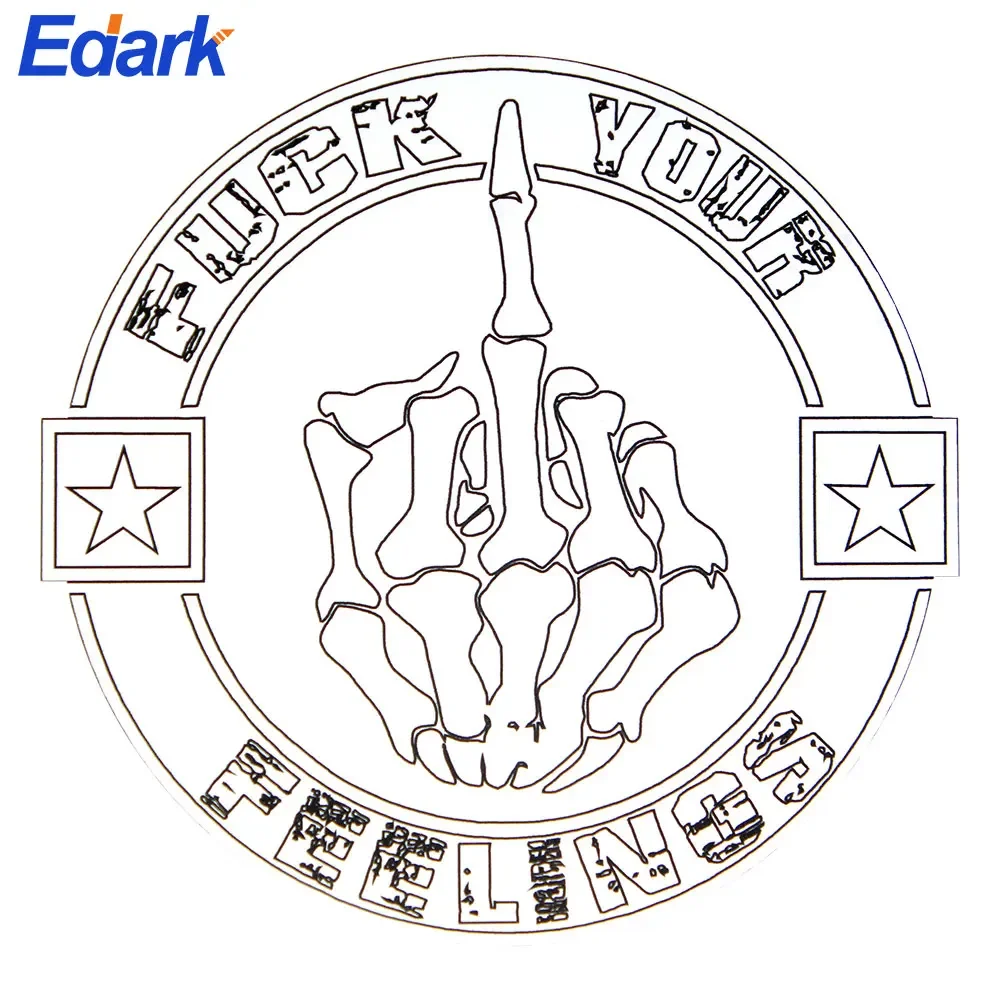 1 PCS Middle Finger Decal Stickers - Middle Finger Decal Sticker for Your Car or Truck Window