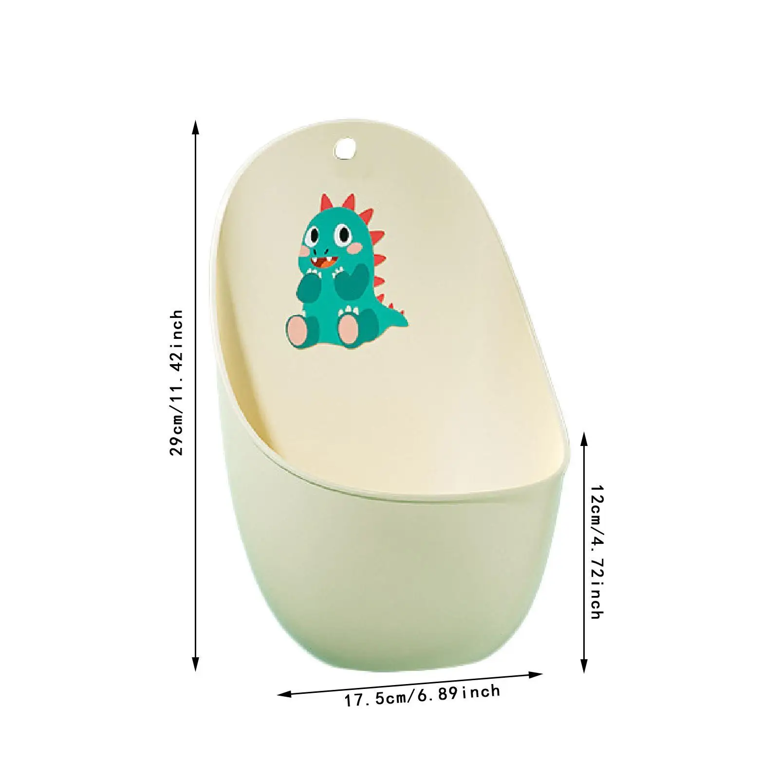 Orinatoio per bambini, carino, facile da pulire, da appendere, portatile, per bambino