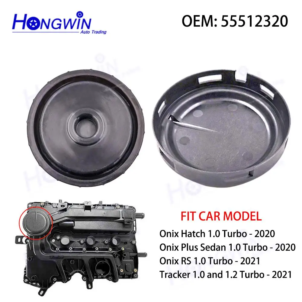 Kit de Reparación de Membrana de la Tapa de Válvulas del Cabezal del Cilindro del Motor 55512320 para Chevrolet Onix Hatch Plus Sedan RS Tracker 1.0 y 1.2 Turbo