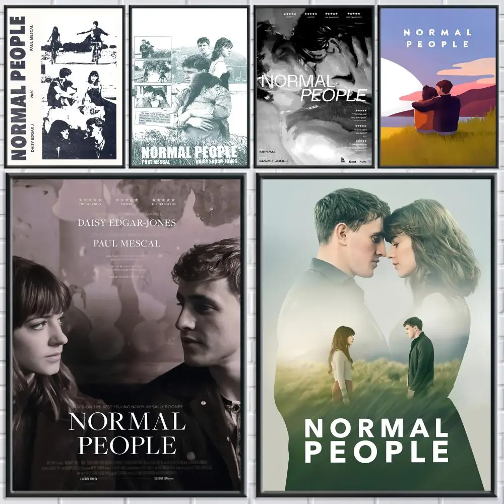 

Cool TV N-Normal People Poster Trendy Wall Art Good Sticker Printed on PP Paper for Living Room Office Bar Decoration