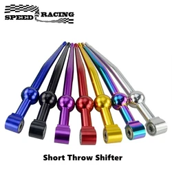 Universal Aluminum Single Bend Short Throw Shifter Quick Shift Short Shifter For Honda Civic 88-00 Acura Integra 90-01