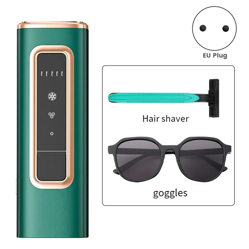 Инструмент для безболезненного удаления волос на ногах с европейской вилкой