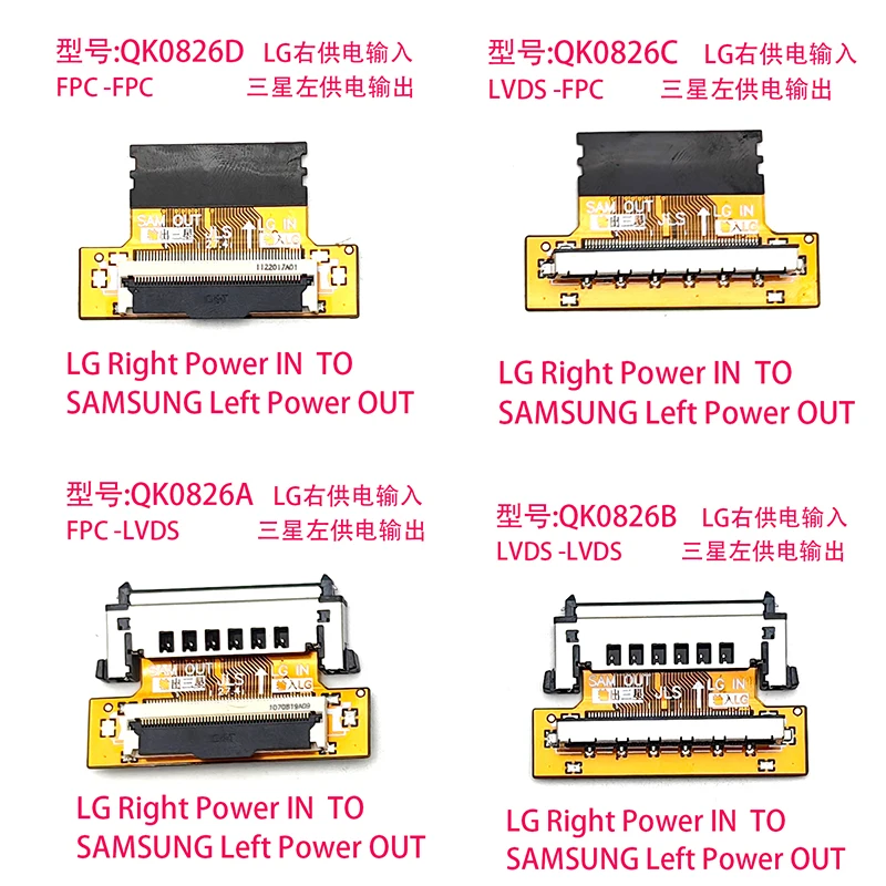 FPC 30P/51P1.0/0.5MM esnek düz kablo için LVDS ekran FIX30P arabirim adaptörü EDP adaptör panosu