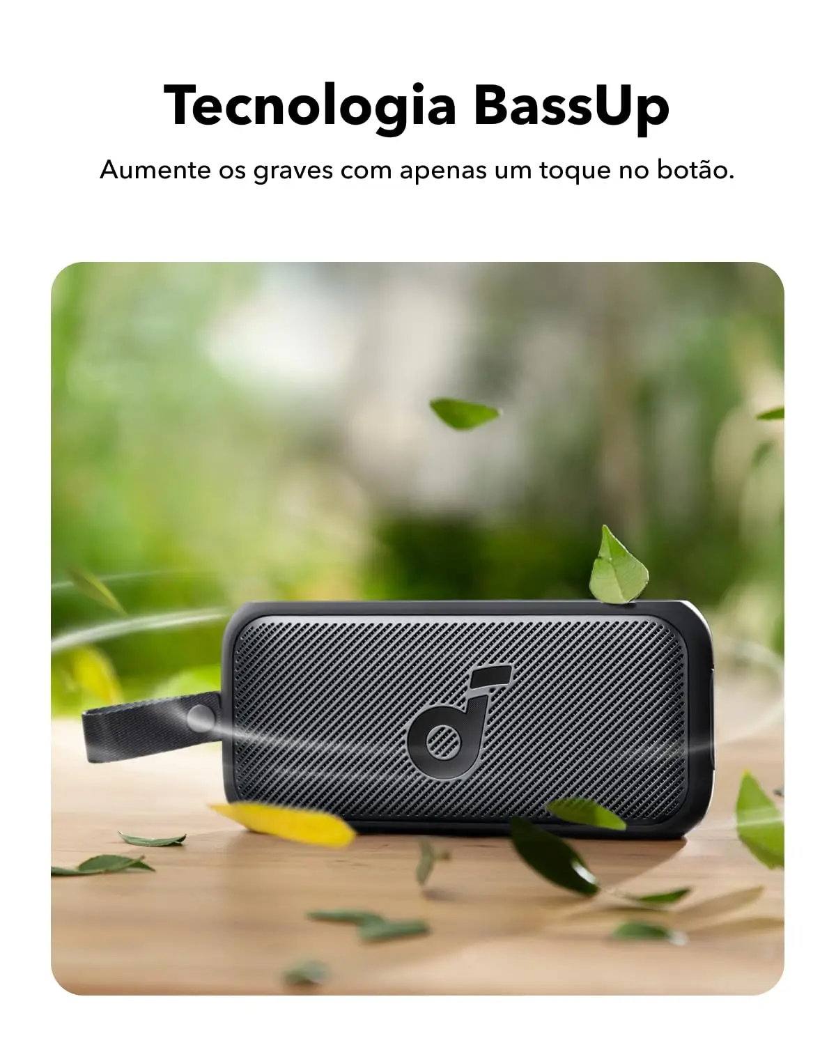 مكبر صوت ساوند كور موشن 300 لاسلكي عالي الدقة مع BassUp، مكبر صوت بلوتوث مع تقنية SmartTune، صوت ستيريو 30 وات #4