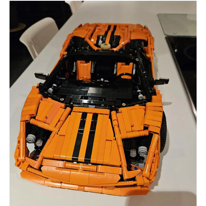 MOC-179075 New Movie Series Super Roadster Assembly Stitching Building Block Model 3005 Parts Kids Birthday Building Block Toy