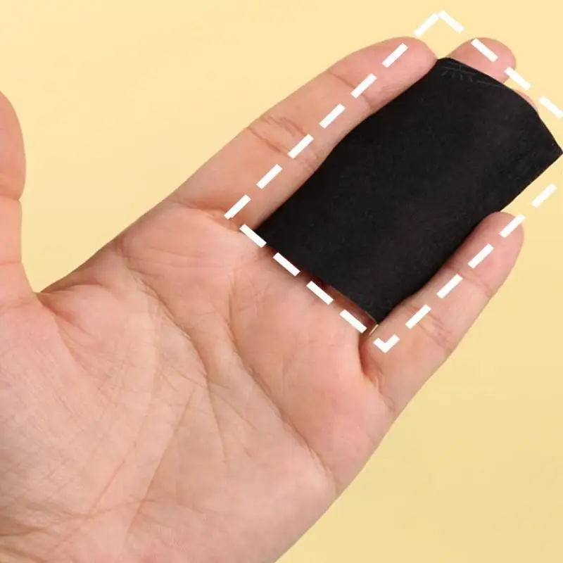 {MX} 200 Stück Bambuskohle Nasskompresse Wattepads Einweg-Make-up-Entferner-Pads Gesichtshaut Wischen Reinigung