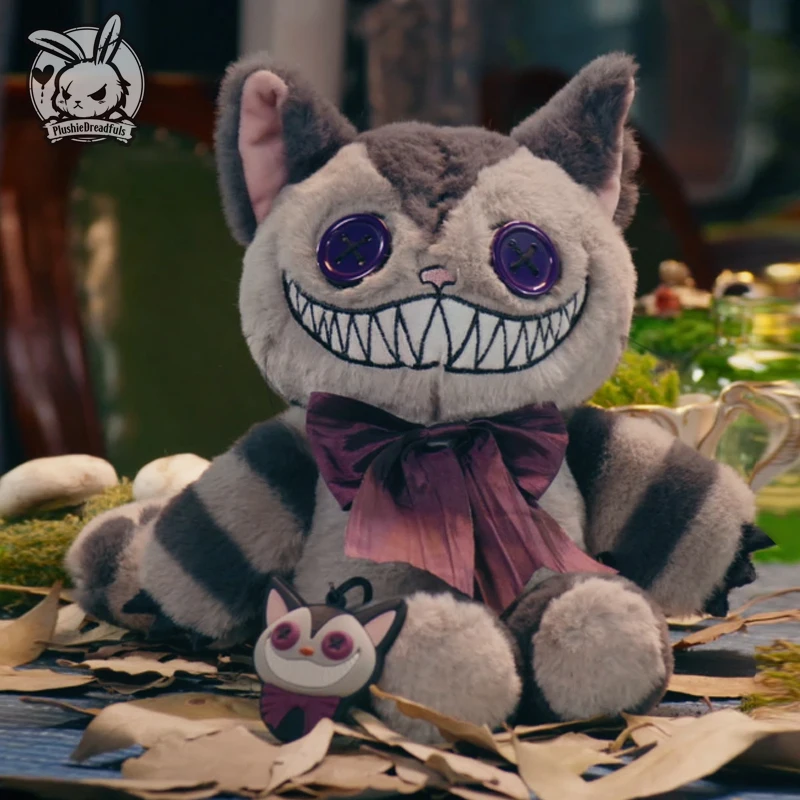 In Stock 33cm Plushie Dreadfuls Cat Plush Toy Funny Cat  Alice'S Crazy Return Doll Birthday New Year Christmas Gifts Toys Girls