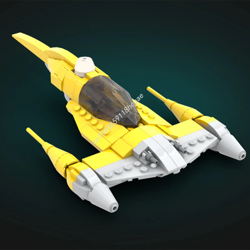

194 шт. MOC N-1 Starfighter Star Battle, благоприятный для всей семьи, набор для самостоятельного изготовления, предназначенный для творческой игры, рождественский подарок