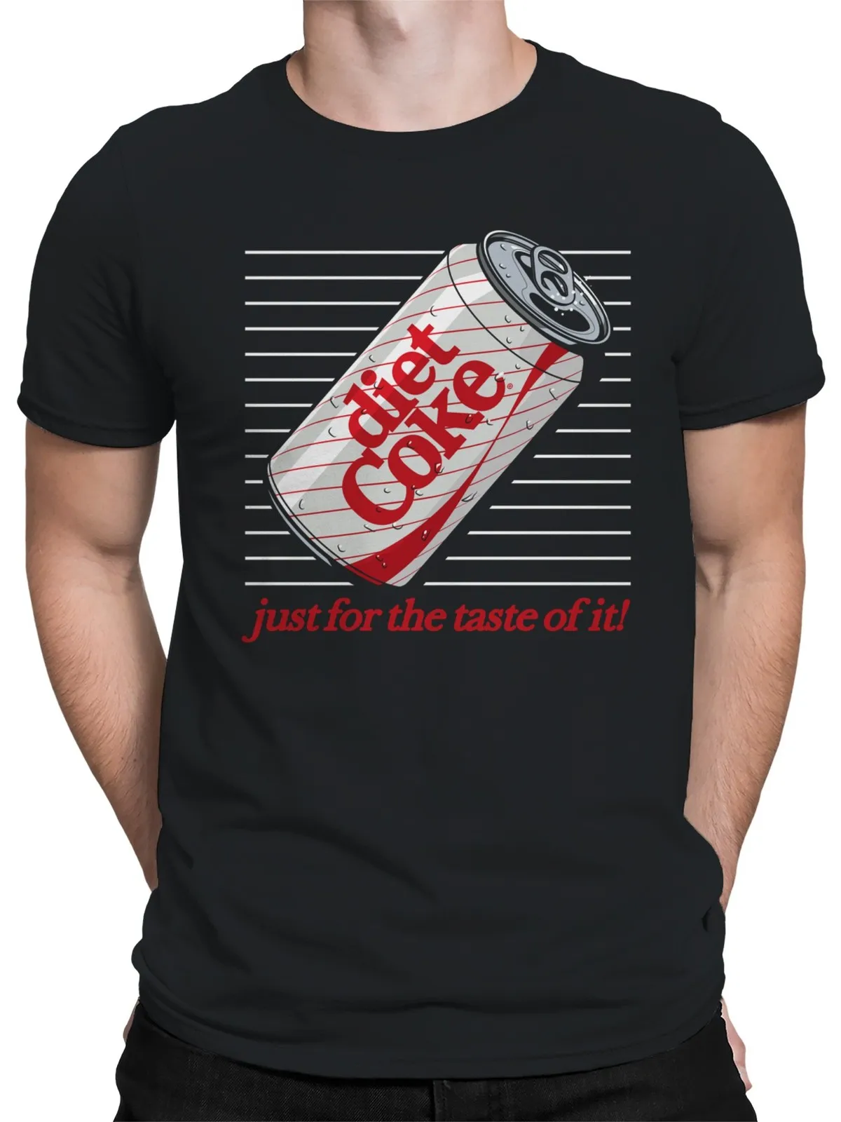 كوكا النظام الغذائي المرخص رسميًا: تي شيرت رجالي فقط من أجل المذاق