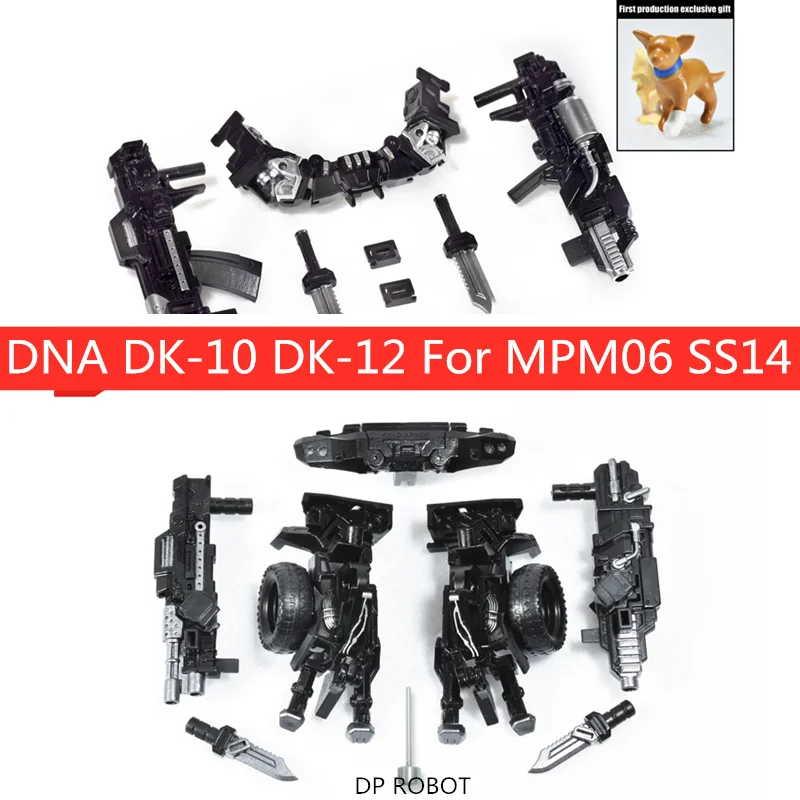 DNA Design DK-10 DK10 DK-12 DK12 Upgrade Kits For Transformation SS-14 Mpm06 Ironhide Action Figure Accessories