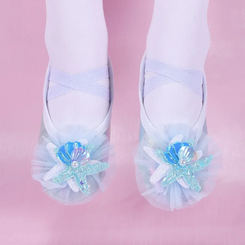 2026 Satin shell ballet shoes girls dance shoes soft sole professional training shoes yoga body training cat claw shoes