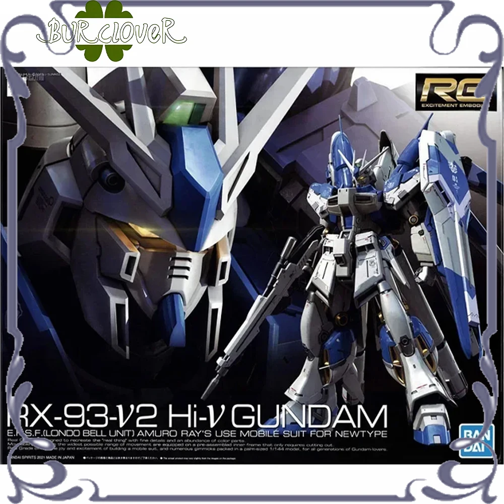 

In Stock BANDAI GENUINE ORIGINAL RG RX-93-Ν2 HI-Ν GUNDAM HIGHLY PLAYABLE ASSEMBLY GIFT COLLECTIBLE MODEL TOYS