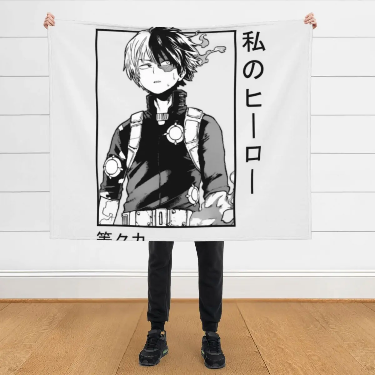 

Shoto Todoroki Throw Blanket Picnic Bed linens Blankets For Sofas Plaid Blankets