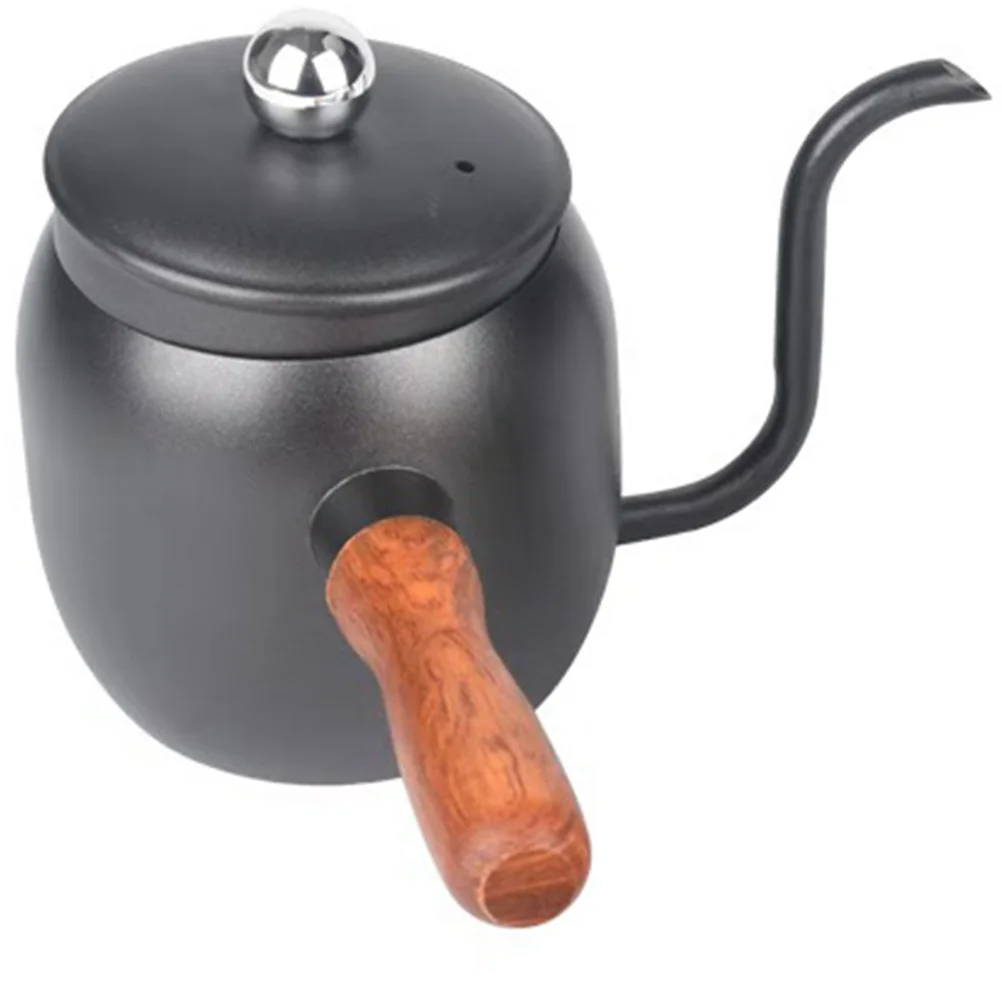 

Mini Coffee Kettle Stainless Steel Gooseneck Pot Ergonomic Handle Office Home Camping Drip Coffee Maker
