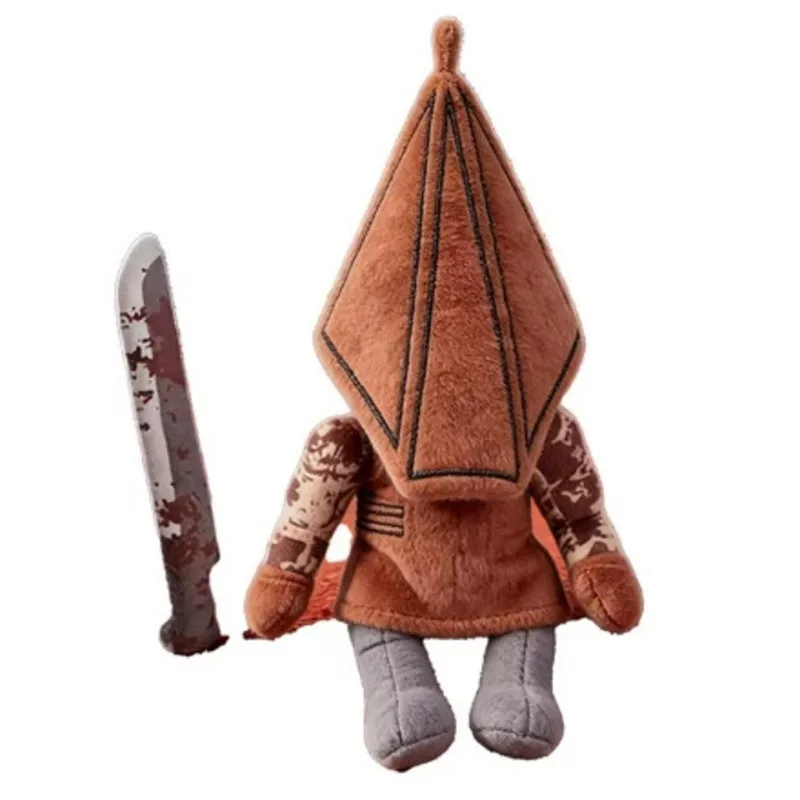 Nuovo Peluche Silent Hill 2 Red Pyramid Thing, Morbido Giocattolo Imbottito A Forma Di Testa Di Piramide, Regalo Da Collezione Per I Fan Del Gioco-image