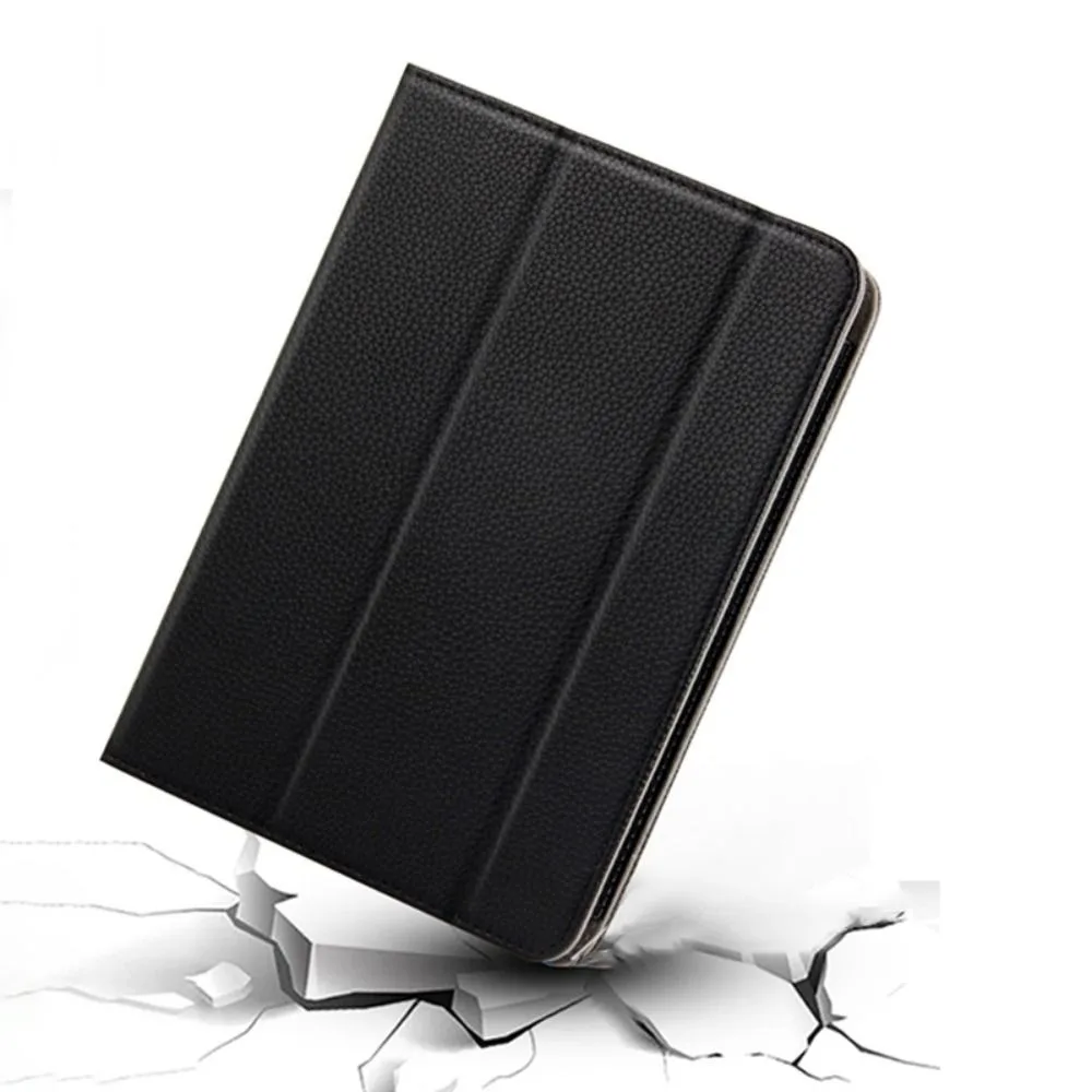 7 Inch E-Reader Case Tri-Folded Magnetic Protective Cover Shockproof Leather Back Shell for Onyx BOOX Tab 8/Nova 2/3/5Pro/Air C