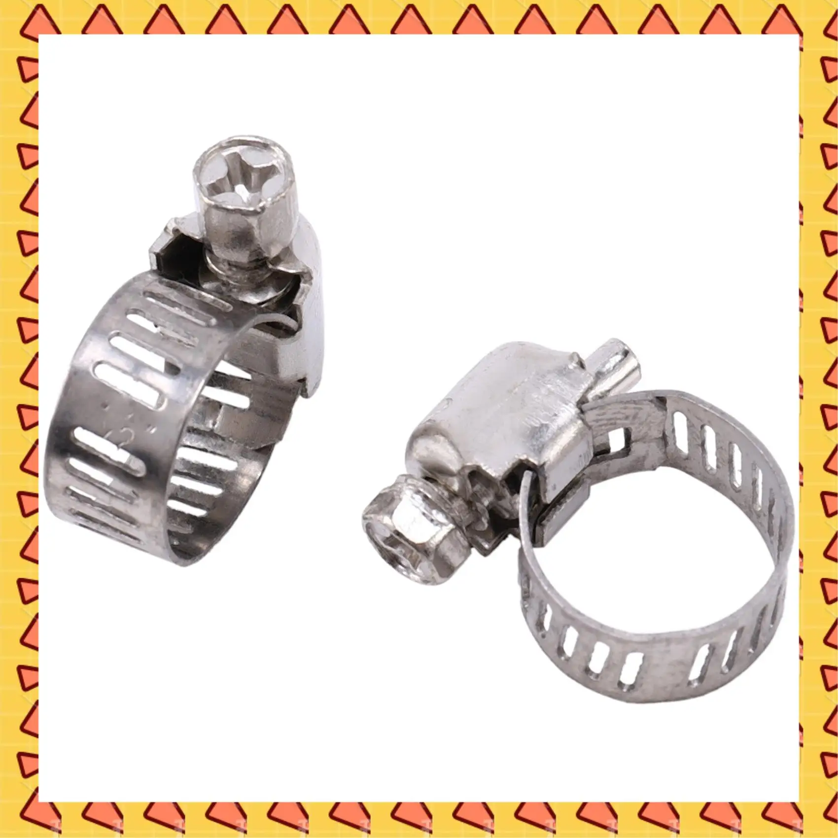 

A008 48 шт. регулируемый автомобильный зажим для топливного шланга из нержавеющей стали, уплотнительный зажим для труб 6-12 мм