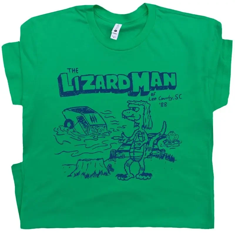 Lizardman T Shirt Cryptozoology Weird Cryptid Strange Unusual