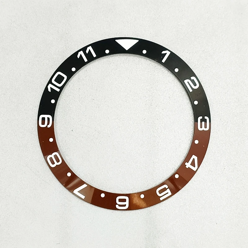 

Mod 38mmx30.6mm Curved Ceramic Bezel Insert Fit for SKX007 SKX009 SRPD SUB GMT Watch Case Men Diving Case Bezel Ring Refit Parts