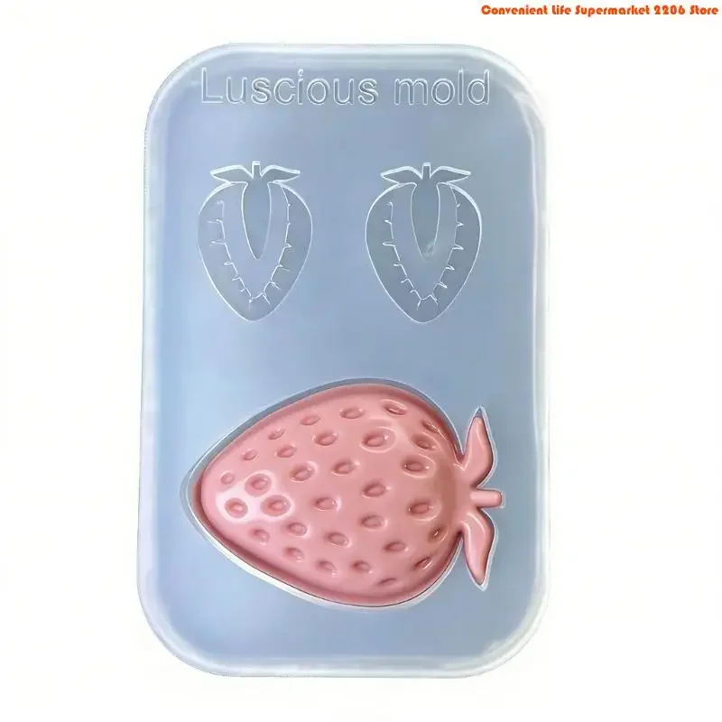 Q5WE Flexible Silicone Fruit Slices Mold With Smooth Texture Accent For Art Creations