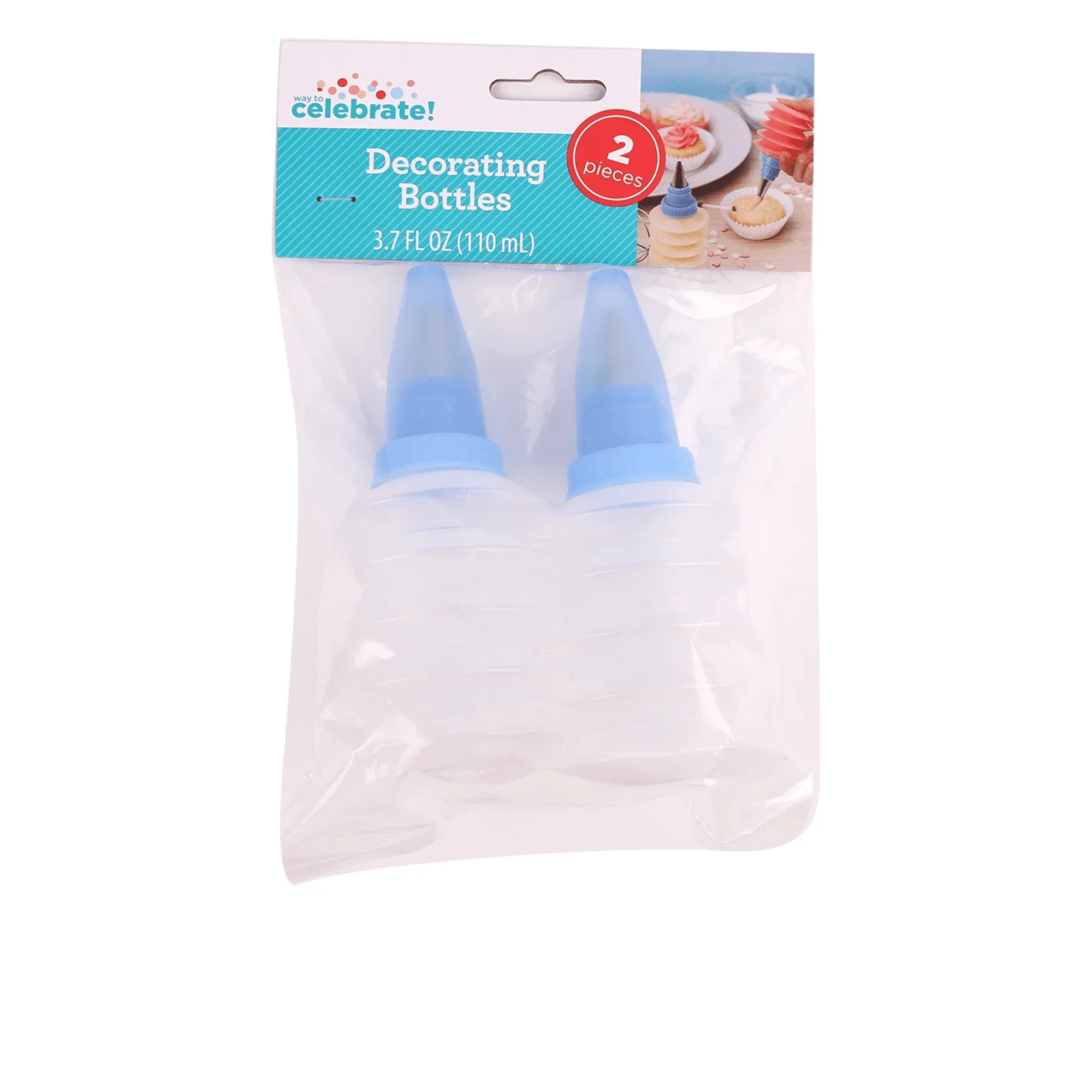

Mini Cake Decorating Bottles, Baking Supplies, 2-Pieces