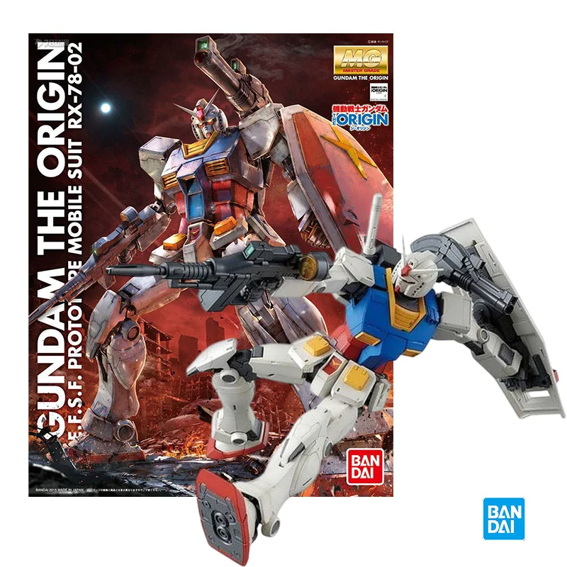 

Bandai MG 1/100 GUNDAM RX-78-2 GUNDAM Ver.GTO Model Kit Anime Action Fighter Assembly Model Collection Toy gift for kids