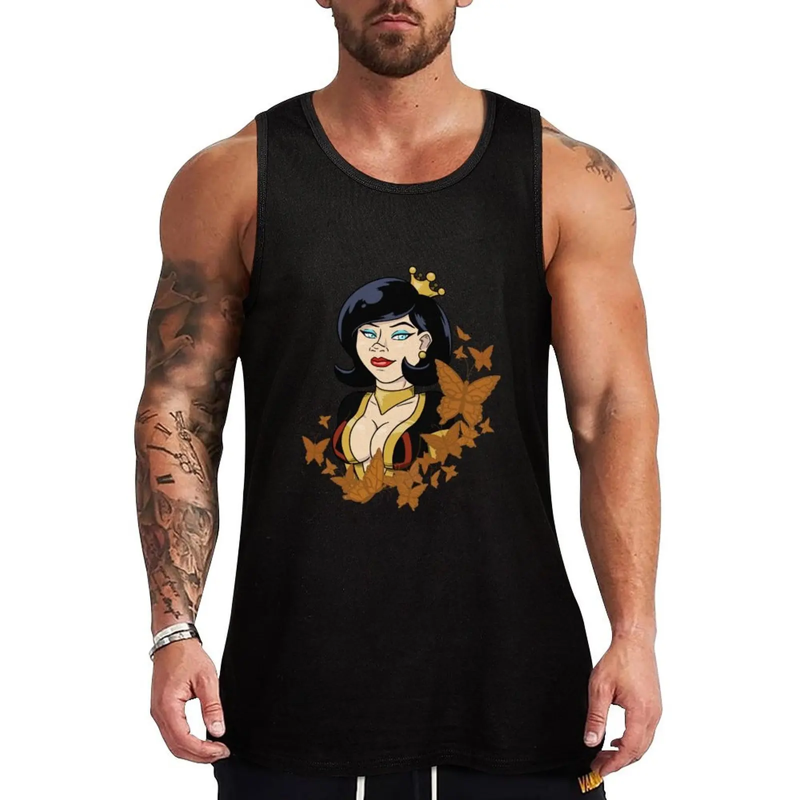 

Queen of the Butterflies Tank Top Sportswear for men sleeveless shirts fitness men gym
