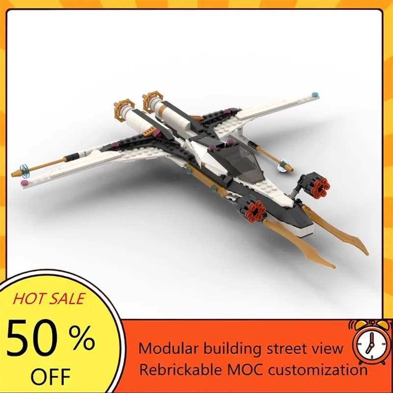

Набор из 315 деталей: Популярная модель космического корабля из фильма «Звездные войны», конструктор MOC, модульные технологичные блоки, подарок на праздник, игрушка для сборки, детский набор
