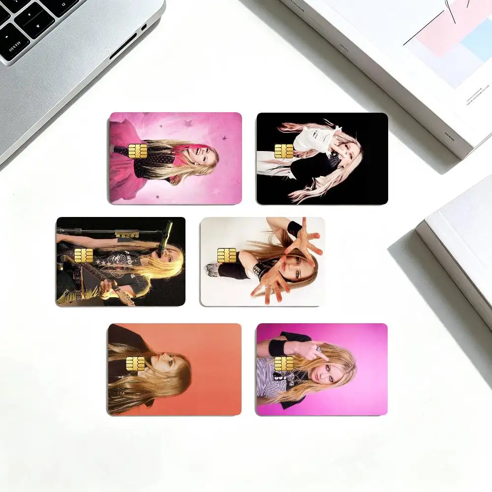 A-Avril Lavigne P-Pop Punk  Credit Card HD Stickers Small Chip Waterproof Sticker Game Card Decal Gift
