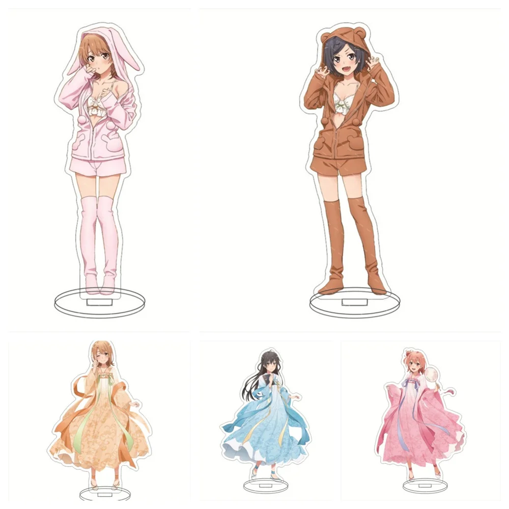 

15CM NEW Anime My Teen Romantic Comedy SNAFU Acrylic Stand Model Cosplay Characters Ornament Accessories Good Collection Gifts