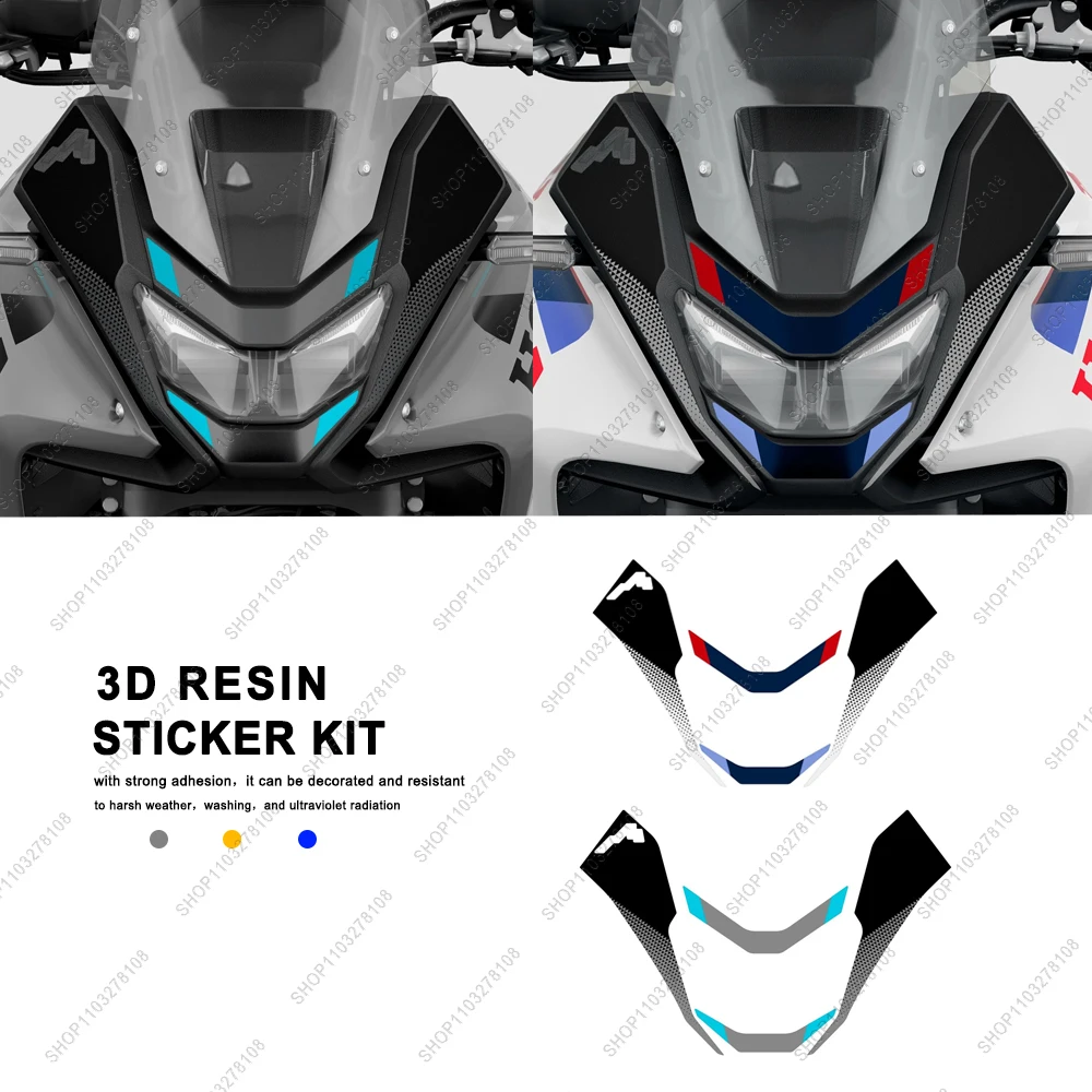 

3D Resin Sticker Kit For XL750 Transalp 750XL 2026 Motorcycle Accessories Headlight Waterproof Protective kit Sticker