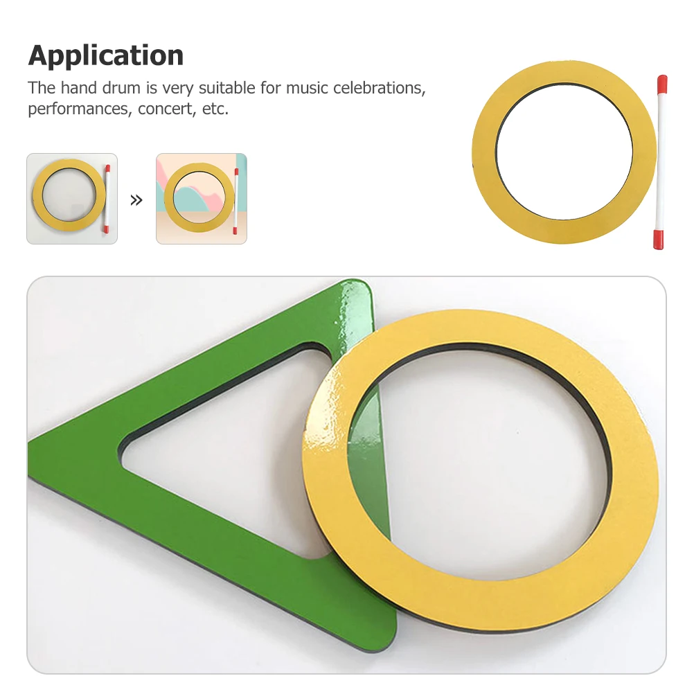 Crianças h instrumento de percussão material suave seguro confortável redondo quadrado instrumento de percussão brinquedo fornecimento musical