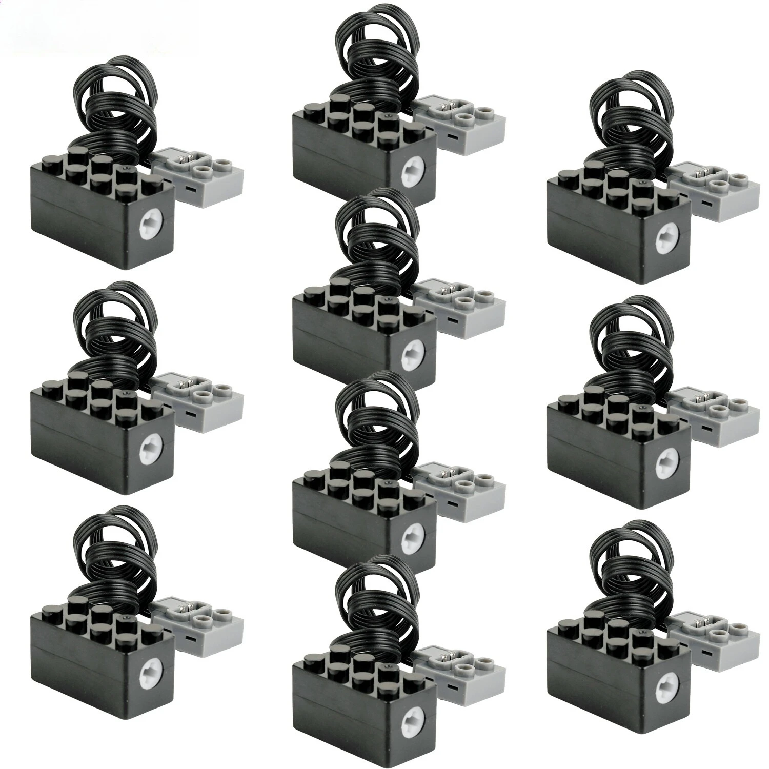1/2/5/10 pièces Moteur d'entraînement MOC S, Moteur à couple lento avec fonction de puissance technique, Jouet compatible avec les principaux packs de puissance de marque