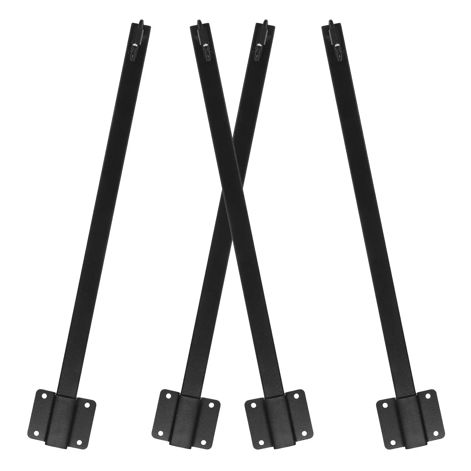

Hanging Rod Stand Outdoor String Lights Metal Poles Deck Fence Post Waterproof Durable Adjustable Stable Backyard