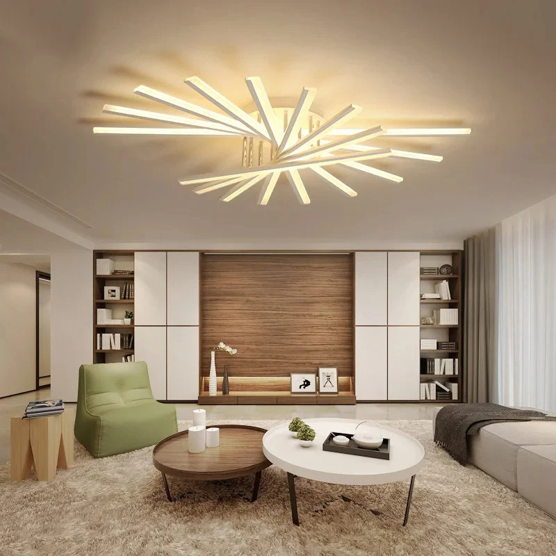 

Simple Modern LED Ceiling Chandelier Indoor Lighting For Living Room Bedroom Ceiling Lights Hall Lamps Lustre Lights fixture