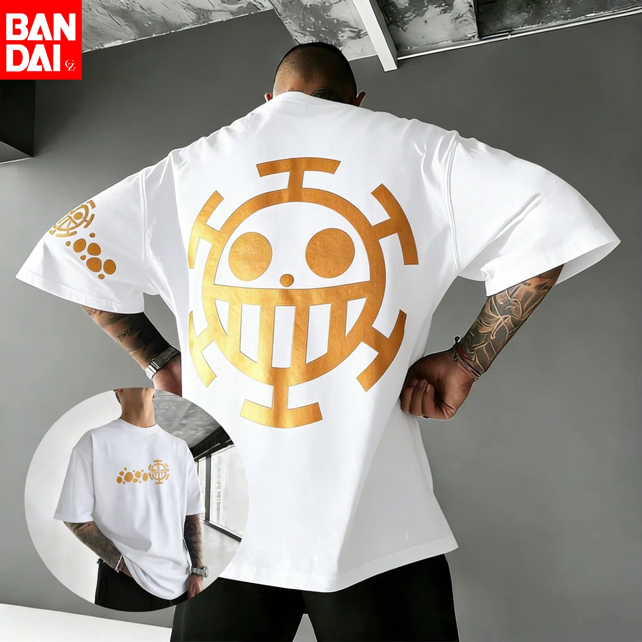 

Футболка унисекс с графическим принтом One Piece Monkey D. Луффи (Соломенный пират), аниме, короткий рукав, летняя, в стиле Y2K, уличная одежда, повседневный топ