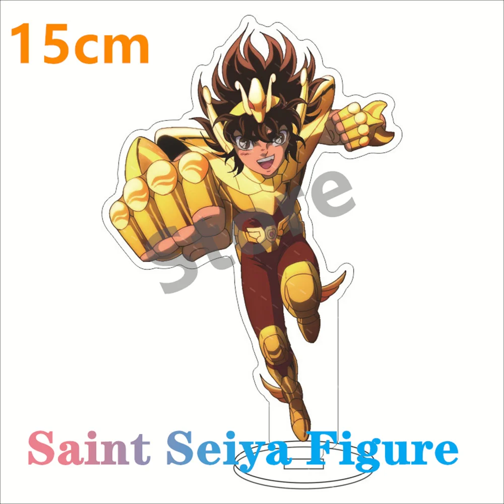 Figuras de Anime Saint Seiya Dohko, soporte acrílico para Cosplay, modelo de placa, decoración de escritorio, letrero de pie, regalos para seguidores, 15cm