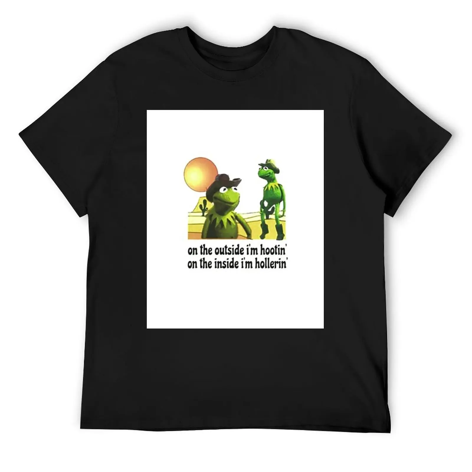 kermit Hootin and Hollerin on the outside I’m hootin T-Shirt