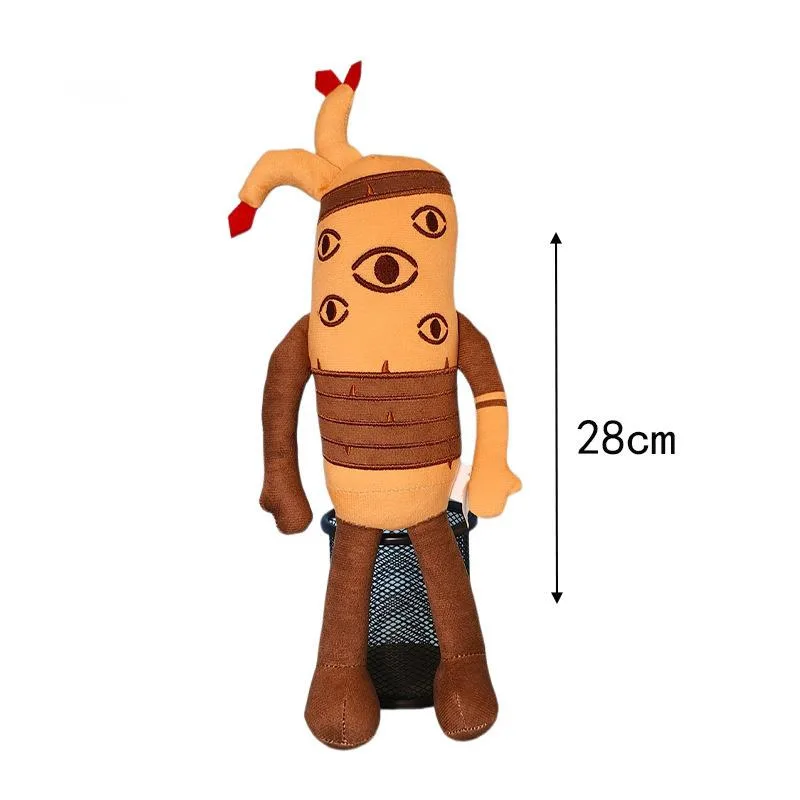New Doors Outdoors Outdoor Adventure Game Plush Doll Toy 28CM Cartoon Cute Horror Farmer Carrot Dolls Plush Toy For Kid Gift