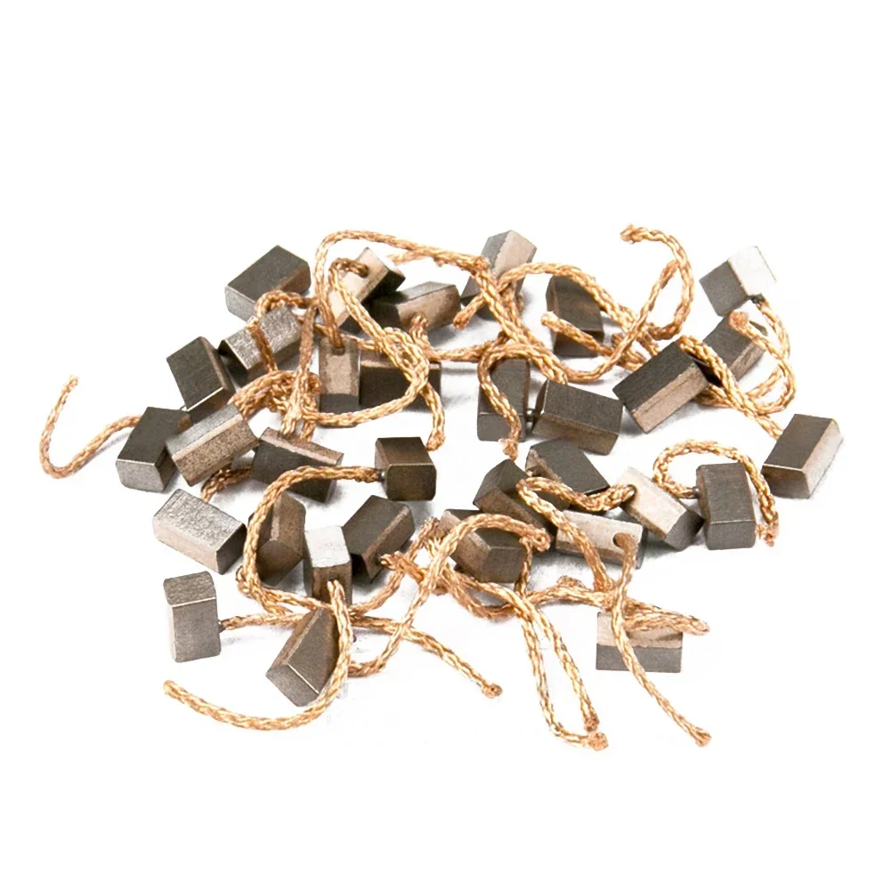 استبدال مجموعة فرشاة الكربون 10 قطعة حزمة لسيارة بابية المحرك ارتفاع النحاس المحتوى النحاس ارتداء مقاومة 4*5*8 مللي متر