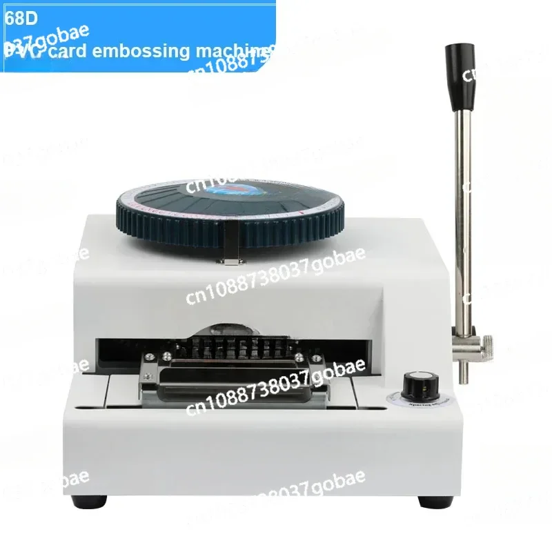 PVC Manual Surface Embossing VIP Membership Card Typewriter Multifunction Convex Code Printer Coding