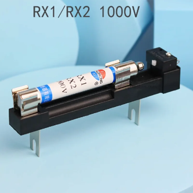 RX1 RX2 1000V 50HZ 1000V RX2-1000 ceramic fuse melting alarm impact signal indication fuse core RZS1 fuse socket