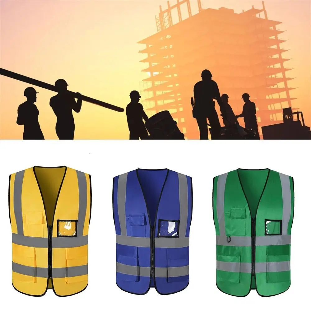 

High Visibility Reflective Safety Vest Wear Resistant Fashion Traffic Waistcoat Breathable Comfortable Cycling Safe Jacket